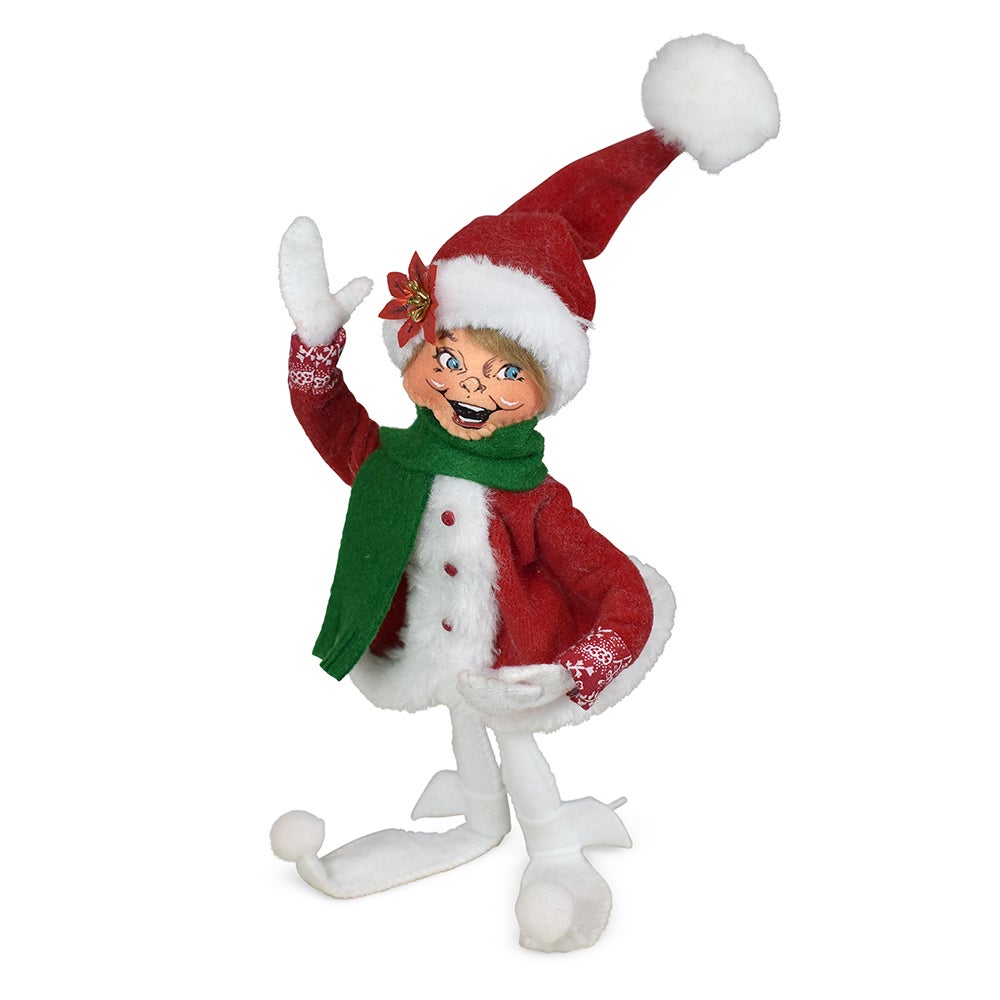 510423 9in Poinsettia Elf-1