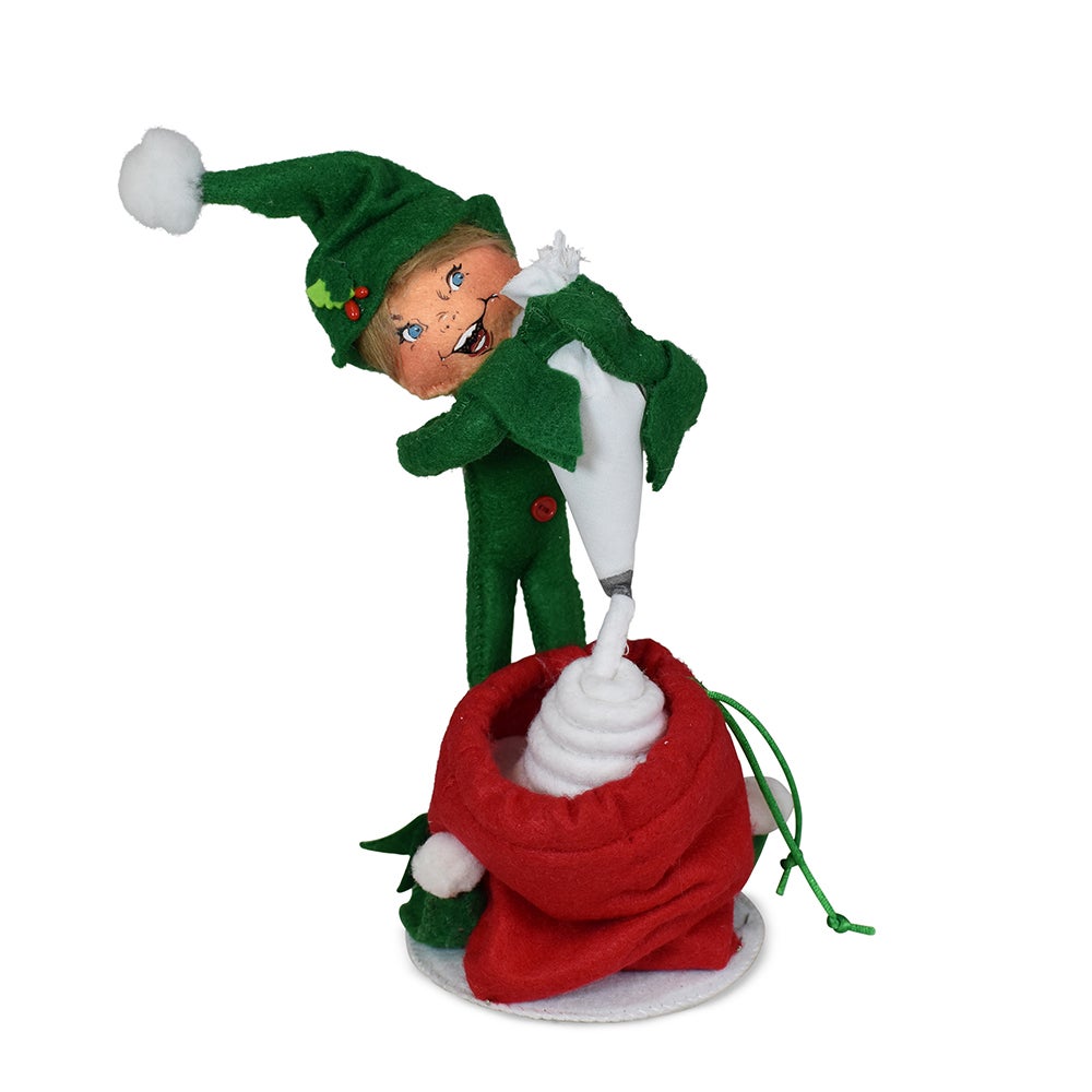 510923 9in Naughty Whipped Cream Elf
