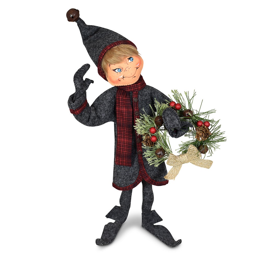 511023 14in Plaid and Pine Elf