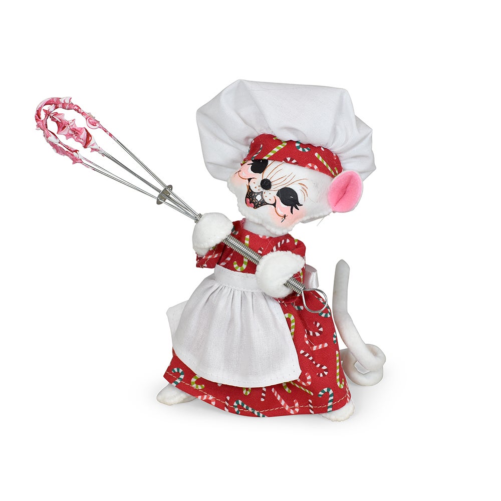 610923 6in Holiday Sweets Whisk Mouse 6in Holiday Sweets Whisk Mouse