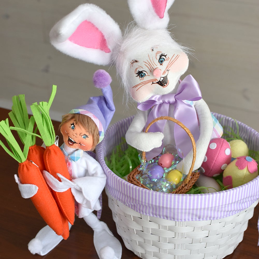 2023 12in Spring Elf-12in Easter Bunny w-eggs and carrots-1-WEB