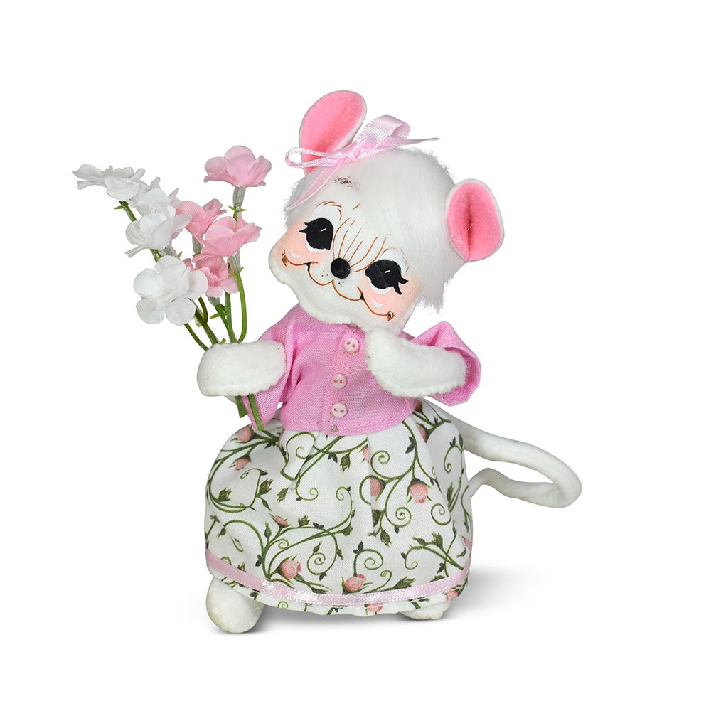 211624 6in Dainty Pink Girl Mouse 211624 6in Dainty Pink Girl Mouse