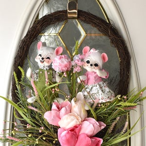 Dainty Pink Boy & Girl Mice